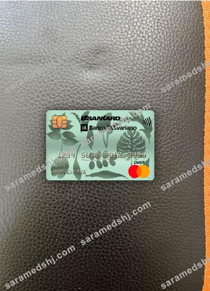 Ecuador Banco Bolivariano mastercard photolook front